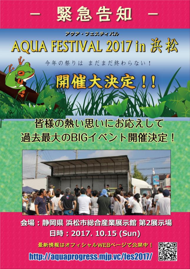 AQUA FESTIVAL(アクアフェスティバル) 2017 in 浜松